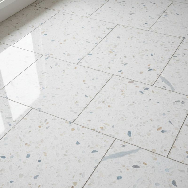 Marble Tile Floor Installation detail